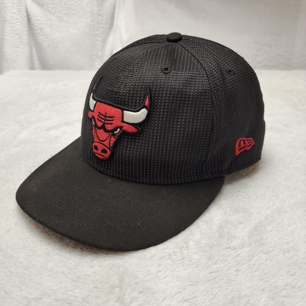 Chicago Bulls New Era Hat Cap Snap Back One Size Mens Black Polka Dot 9FIFTY NBA